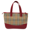 Secondhand Burberry Nova Check Handbag Nova Check Canvas and