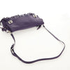 Prada Double Turn Lock Flap Bag Leather with Fringe