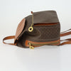 Celine Vintage Macadam Backpack Canvas and Leather