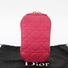 Christian Dior Lady Dior Phone Holder on Chain Cannage Quilt Lambskin