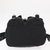 Prada Vela Double Front Pocket Backpack Tessuto with Saffiano Leather