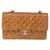 Chanel Vintage Classic Double Flap Bag Quilted Patent