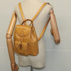 Gucci Vintage Bamboo Backpack Leather