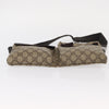 Gucci Vintage Double Belt Bag GG Canvas with Leather