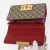 Gucci Padlock Shoulder Bag GG Coated Canvas and Leather