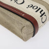 Chloe Woody Tote Canvas with Leather