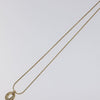 Secondhand Christian Dior CD Pendant Necklace Gold-plated