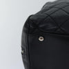 Secondhand Chanel Vintage CC Zip Around Bowler Bag Quilted Caviar