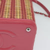 Chanel Take Away Vanity Case Rattan and Calfskin