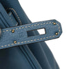 Hermes Contour Kelly Bag Blue Epsom with Gold Hardware