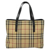 Secondhand Burberry Nova Check Tote canvas check pattern