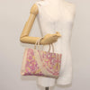 Secondhand Loewe Vintage Handbag Beige Suede Bags
