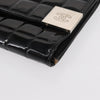 Chanel Chocolate Bar Chain Clutch Quilted Patent