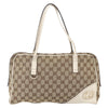 Gucci New Britt Boston Bag GG Canvas