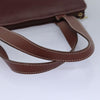 Secondhand Burberry Handle Tote Brown Leather Accessories