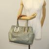 Secondhand Chloe Ethel Handbag Gray Leather Bags