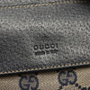 Gucci Vintage Double Belt Bag GG Canvas with Leather