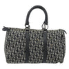 Christian Dior Vintage Trotter Boston Bag Canvas