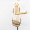 Secondhand Christian Dior Vintage Honeycomb Shoulder Bag Canvas and