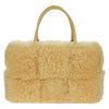 Bottega Veneta Arco Tote Intrecciato Shearling