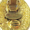 Secondhand Chanel Vintage CC Button ovales Clip-On Earrings Gold-plated