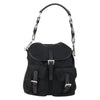 Secondhand Prada Double Pocket Shoulder Bag Tessuto
