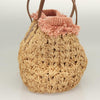 Chanel Mademoiselle Lock Tote Woven Straw
