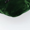 Secondhand Prada Beads Pouch Green Velvet Accessories