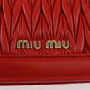 Secondhand Miu Miu Flap Lock Shoulder Bag Matelasse