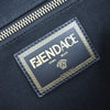 Fendi x Versace Fendace Convertible Shopping Tote Embroidered Canvas