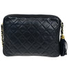 Chanel Vintage Camera Tassel Bag Quilted Leather