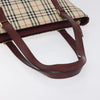 Secondhand Burberry Nova Check Tote canvas check pattern