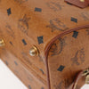 Secondhand MCM Visetos logogramme Handbag Canvas and