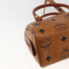 Secondhand MCM Visetos logogramme Handbag Canvas and