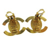 Secondhand Chanel CC Turnlock Clip-On Earrings