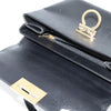 Salvatore Ferragamo Gancini Convertible Top Handle Bag Leather