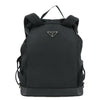 Secondhand Prada Double Front Pocket Backpack Tessuto