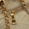 Secondhand Prada Chain Front Zip Tote Quilted Tessuto