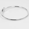 Secondhand Tiffany & Co. T Wire Bracelet 18K White Gold with Diamonds