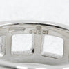 Gucci Open Square Ring Silver 925