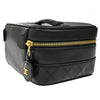 Secondhand Chanel Vanity pouch Black Leather Bags