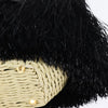 Prada Fringe Wicker Tote Woven Straw