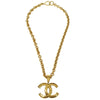 Secondhand Chanel Vintage CC Pendent Necklace Plated