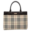 Secondhand Burberry Nova Check Tote Canvas and