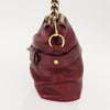 Secondhand Burberry Shoulder Bag Red Leather Bags