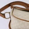 Celine Vintage Macadam Shoulder Bag Canvas and Leather