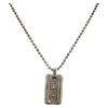 Tiffany & Co. Atlas Bar Pendant Necklace Silver 925