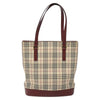 Secondhand Burberry Nova Check Tote Canvas and