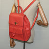 Secondhand Celine Backpack Orange Leather Bags