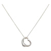 Tiffany & Co. Elsa Peretti Open Heart Pendant Necklace Sterling Silver
